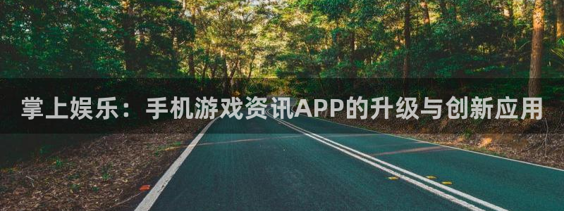 多彩娱乐4主管：掌上娱乐：手机游戏资讯APP的升级与创新应用